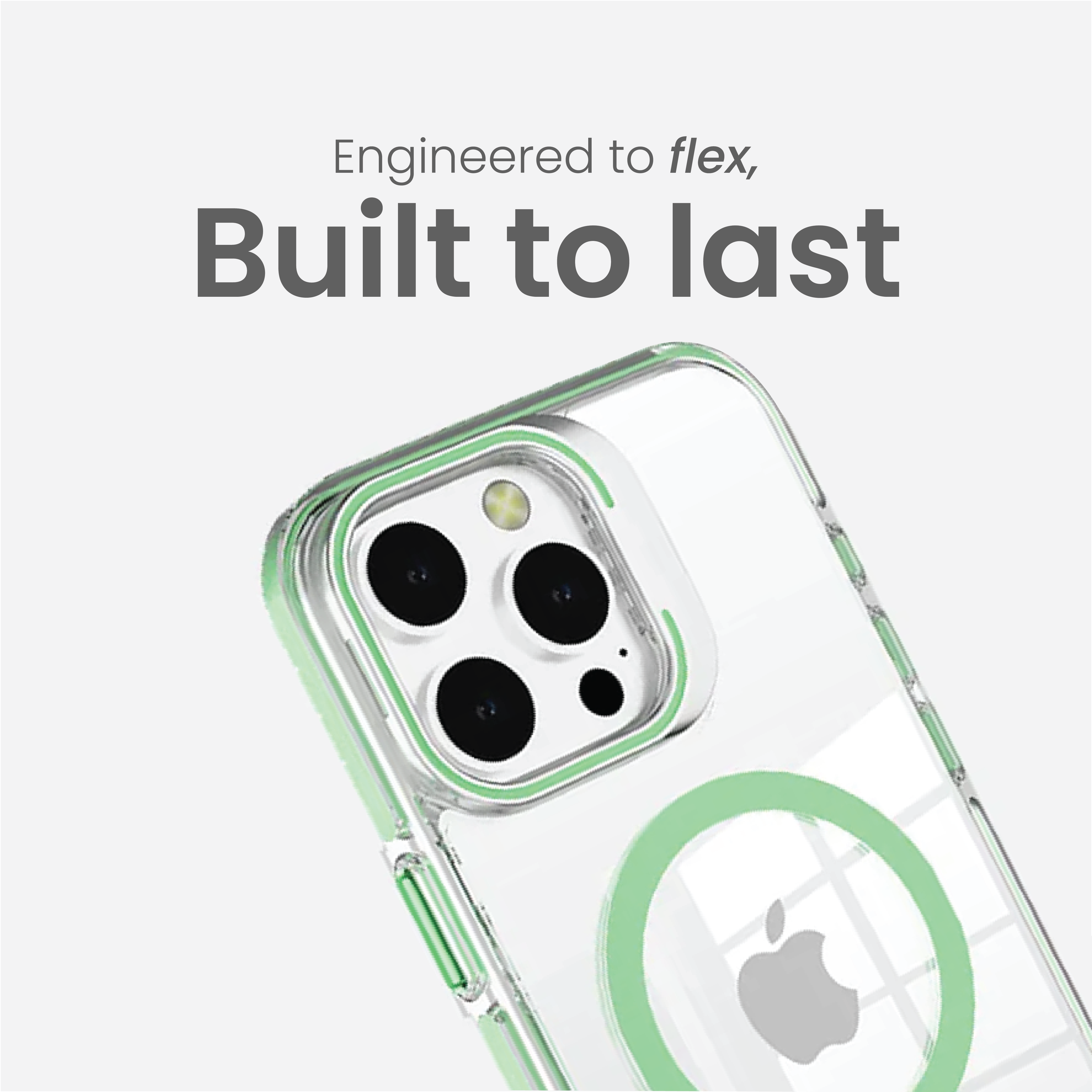 Basics - iPhone 16 Pro Cover - Clear Kickstand