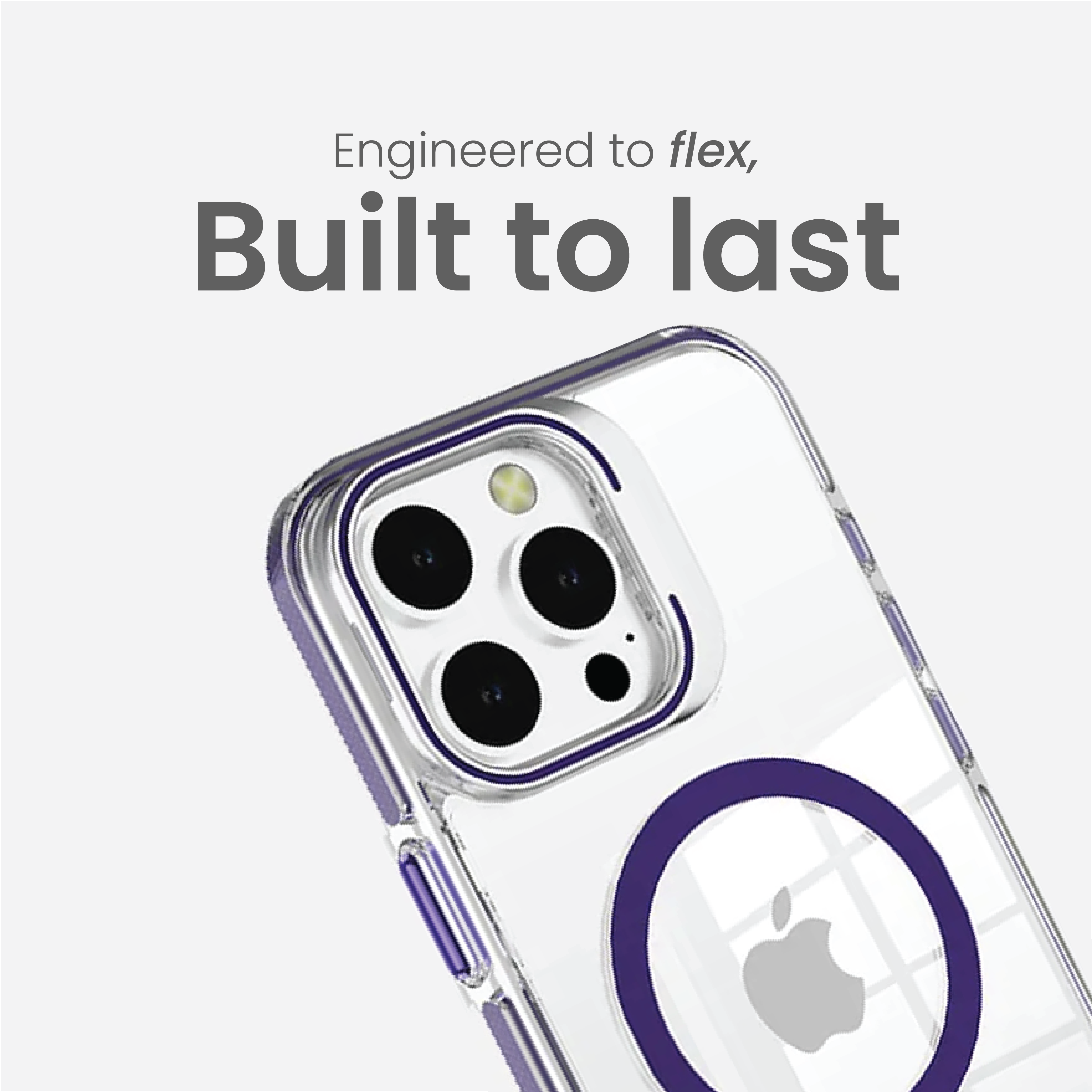 Basics - iPhone 16 Pro Max Cover - Clear Kickstand