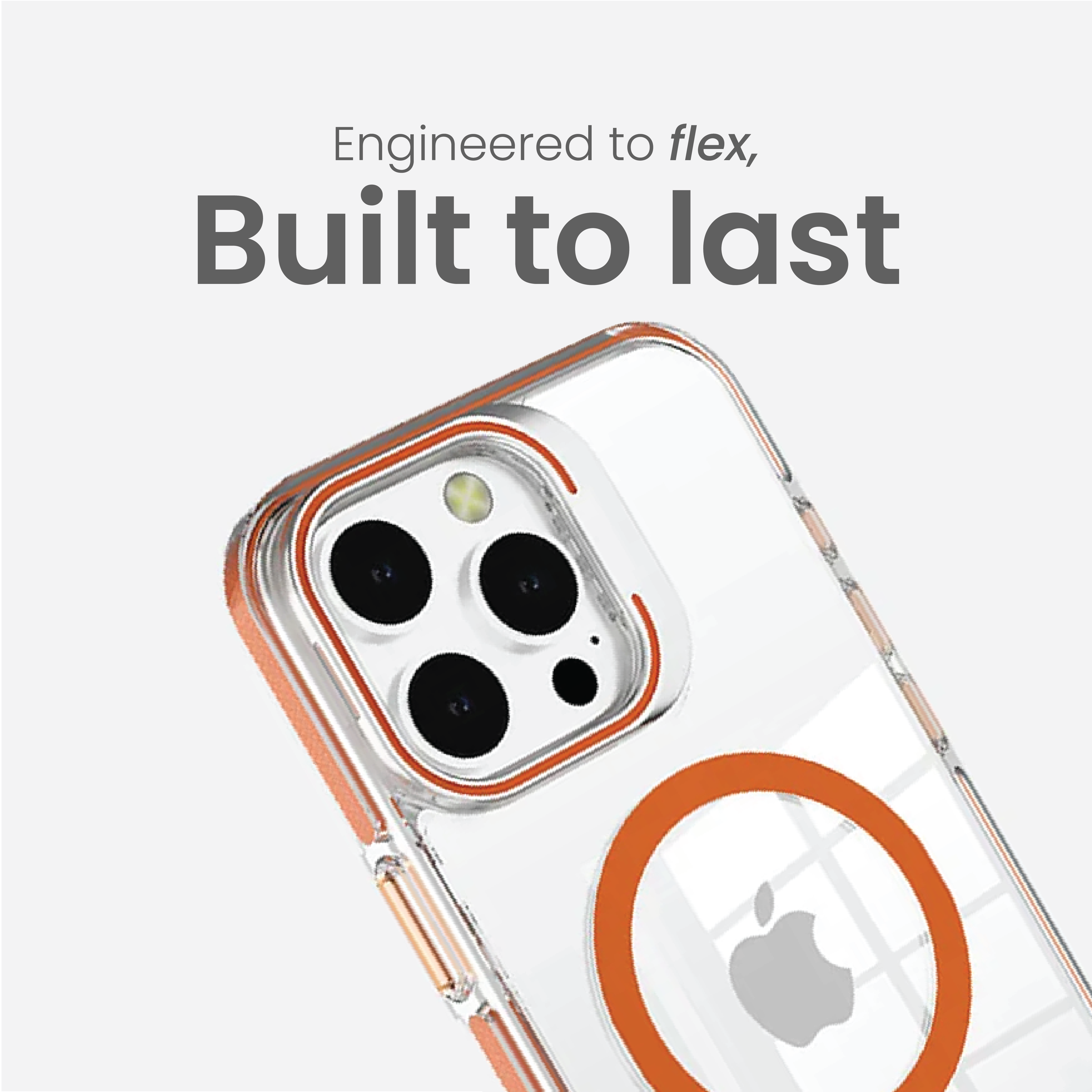 Basics - iPhone 16 Pro Cover - Clear Kickstand