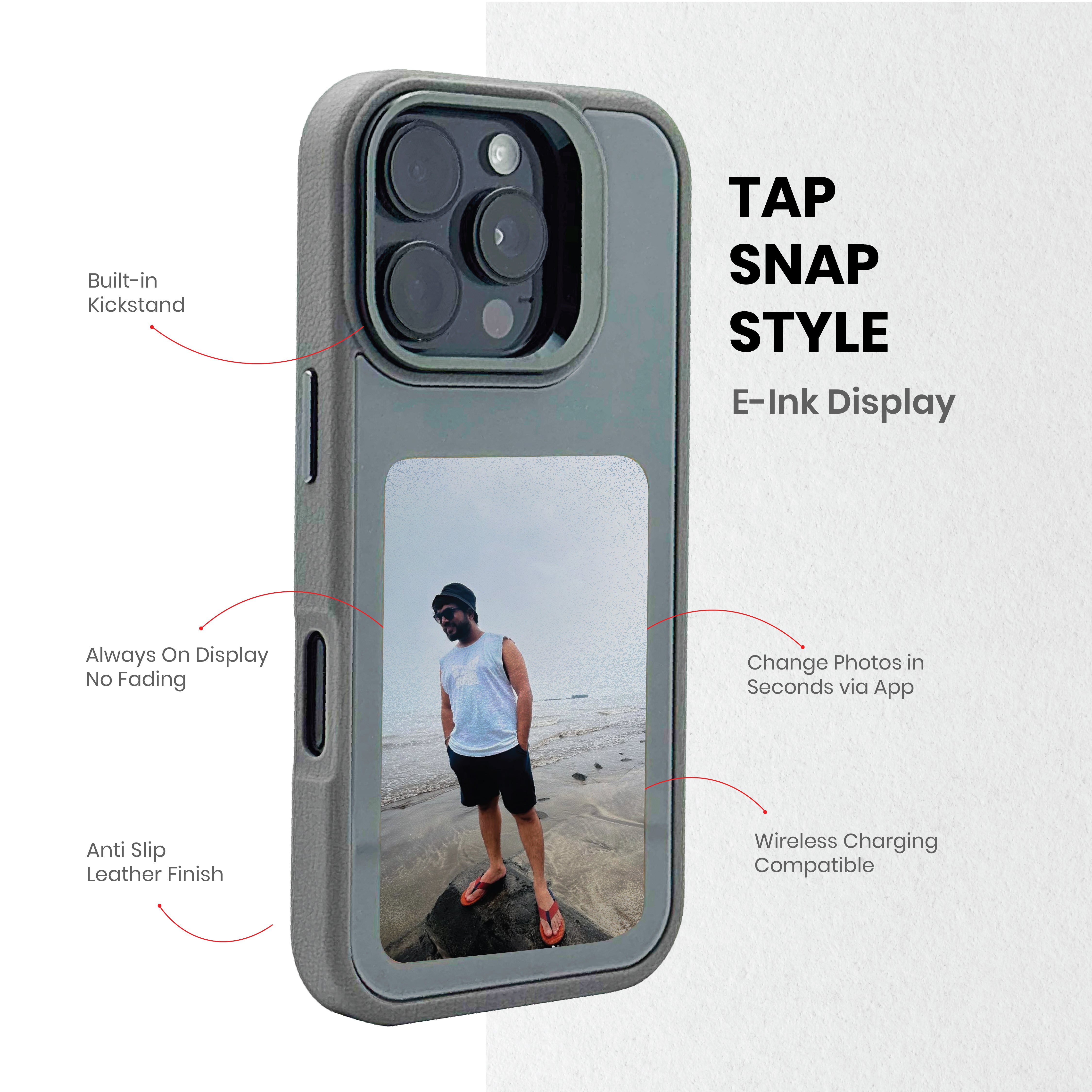 Basics - IPhone 15 Pro Max Cover - Dopamine with Kickstand