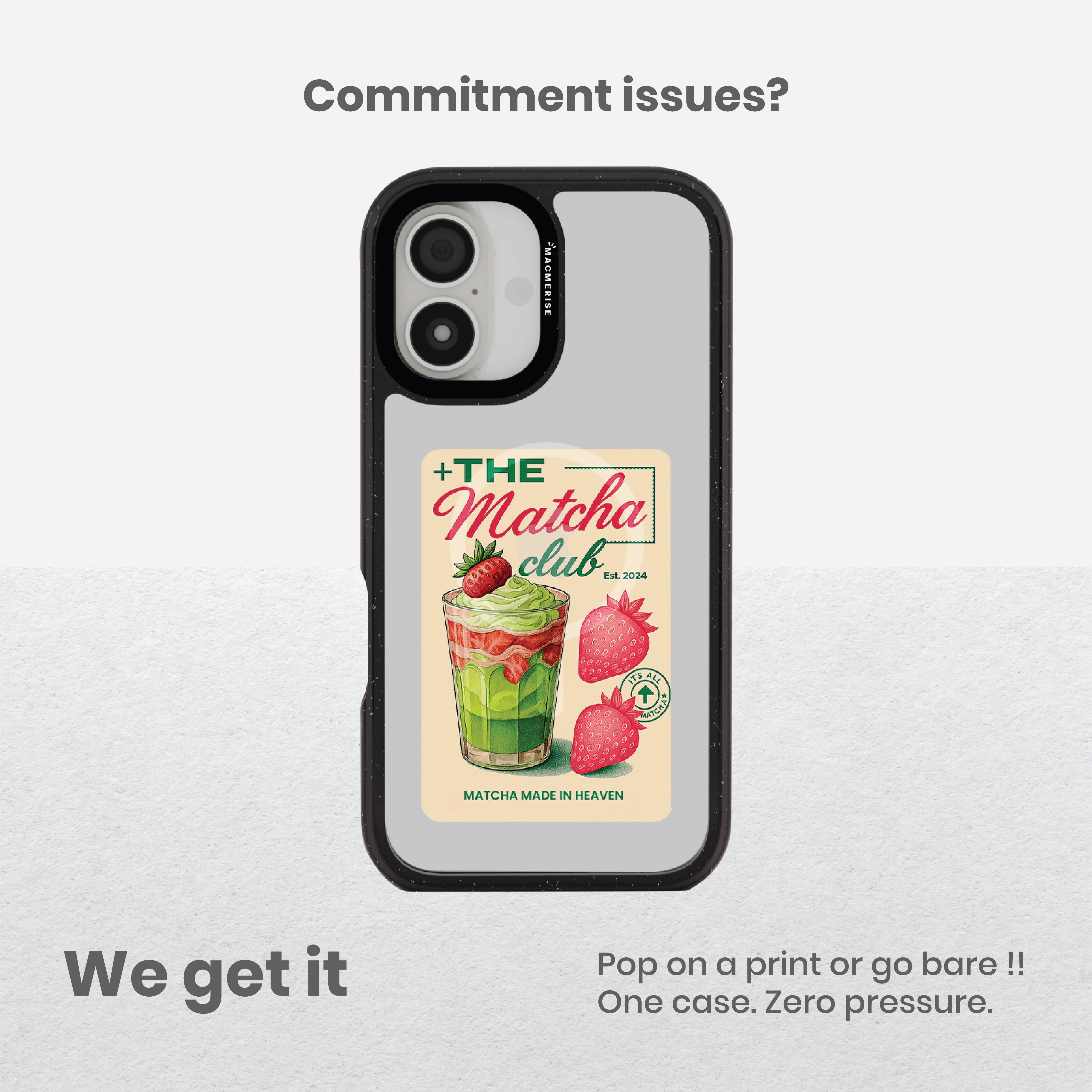 Matcha Mood - iPhone 15 Plus Cover - Situationship