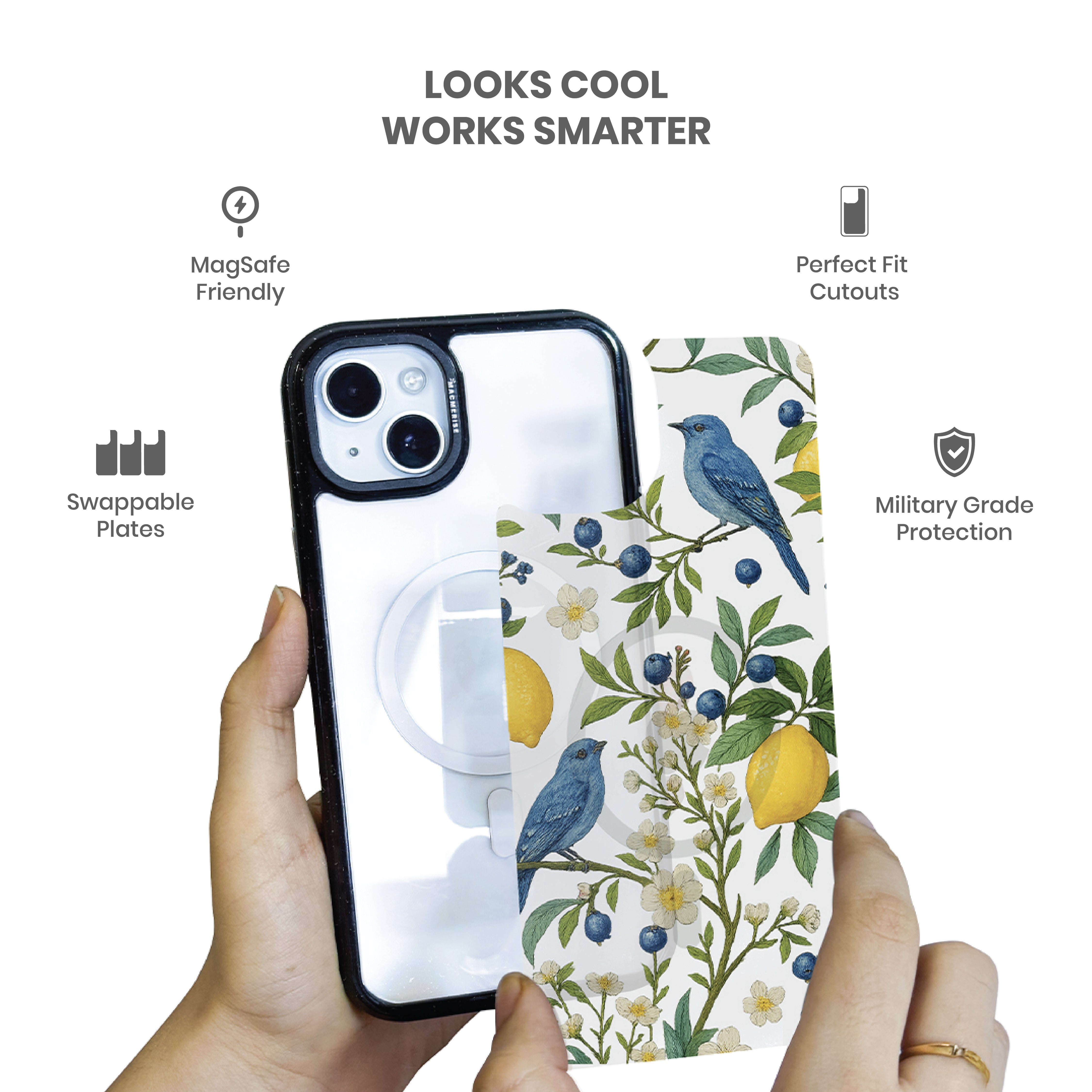 Blueberry Breeze - iPhone 16 Plus Cover - Situationship