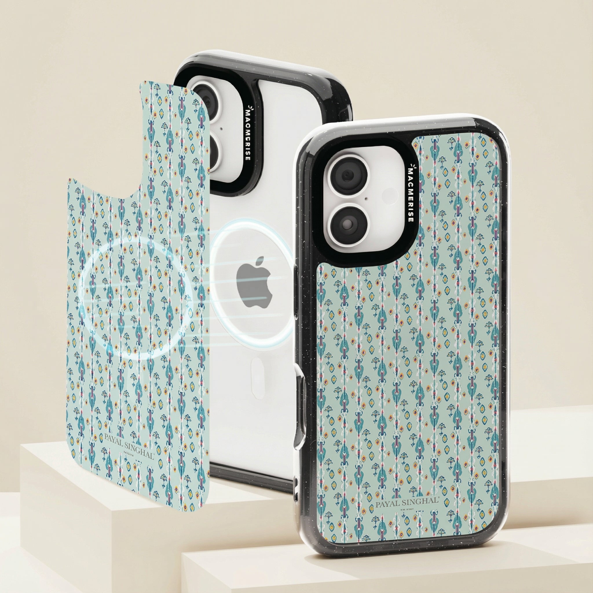 Payal Singhal Blue Ikat - iPhone 15 Cover - Situationship