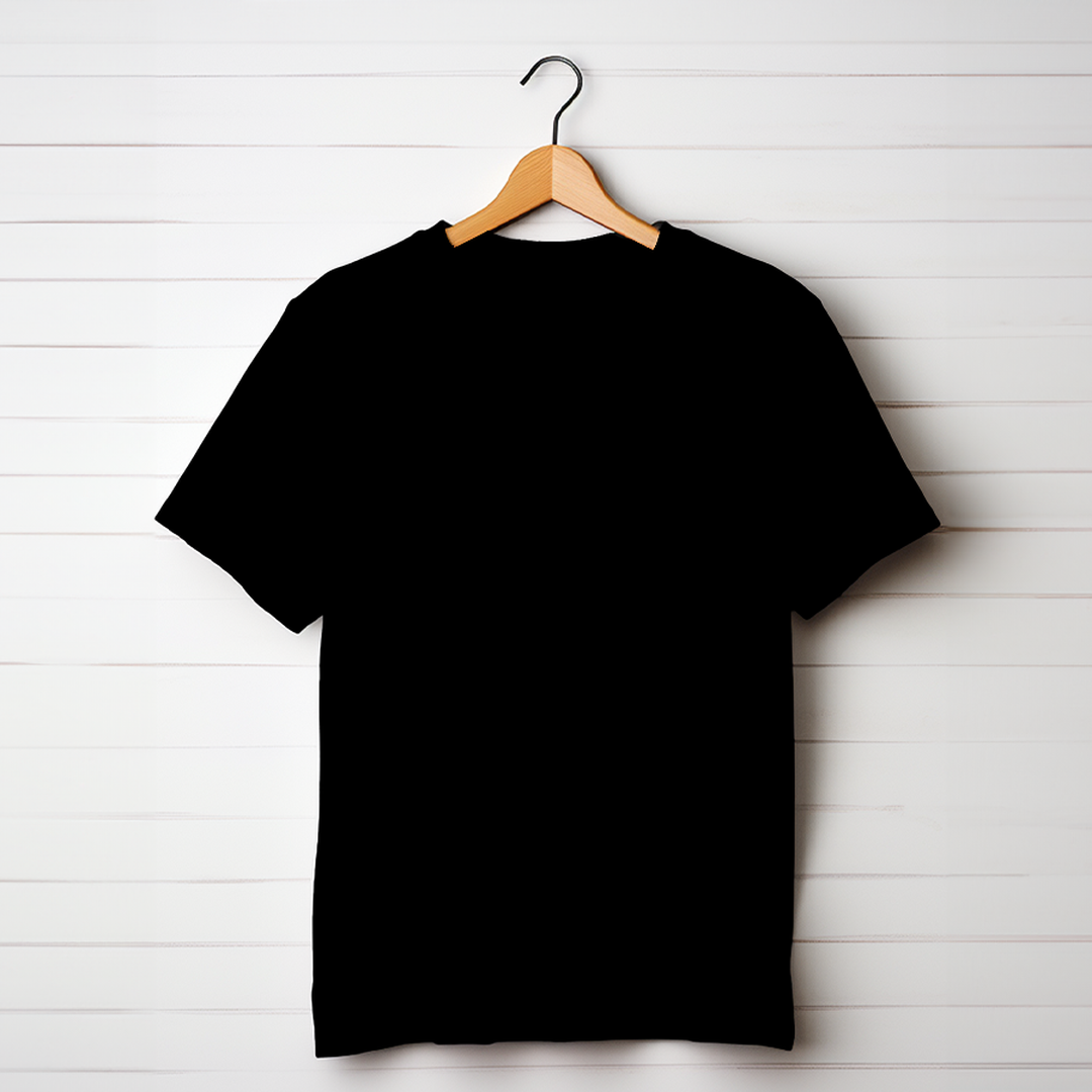 Black Design Your Own T-Shirt mockup