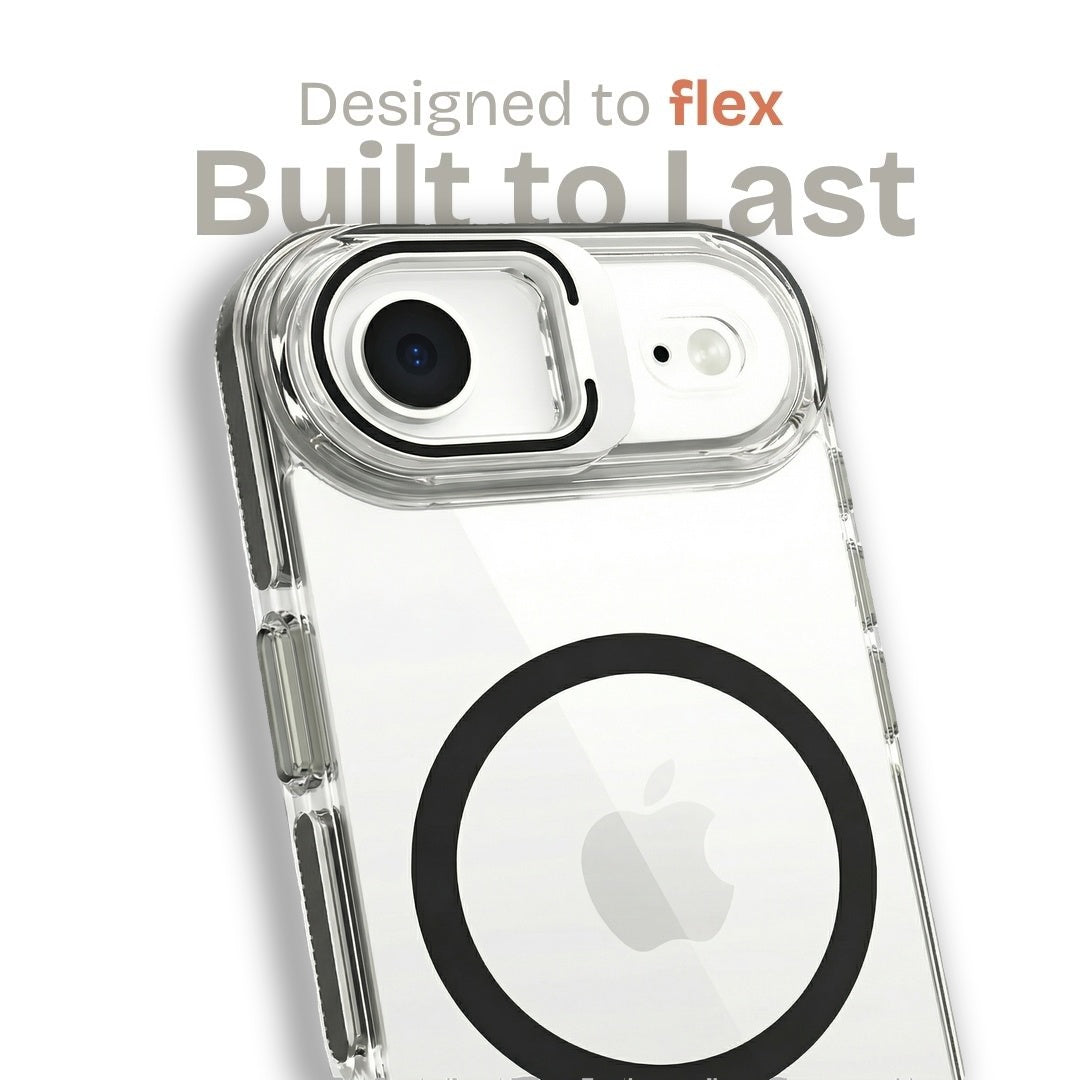 Clear Kickstand iPhone Case for iPhone Air Black | Macmerise