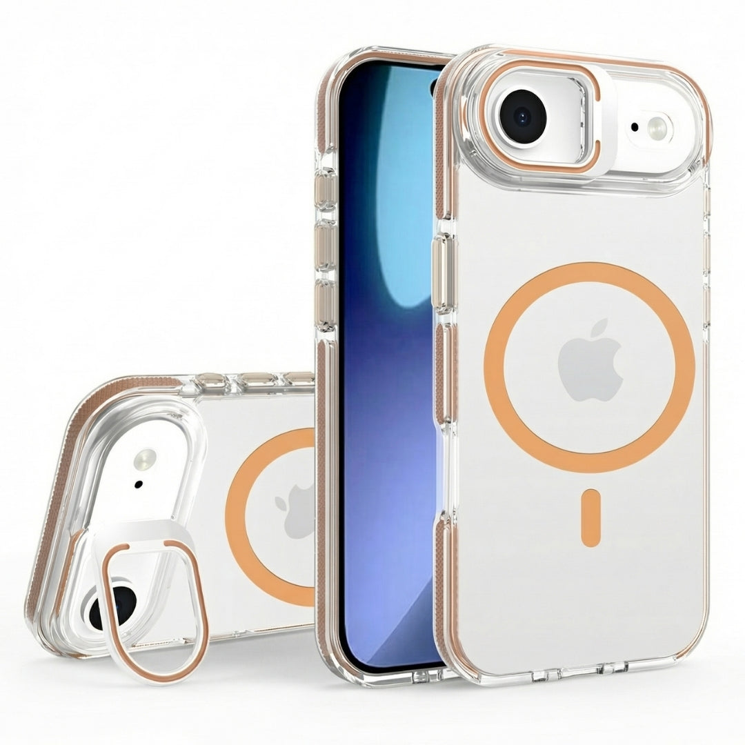 Clear Kickstand iPhone Case for iPhone Air Brown | Macmerise