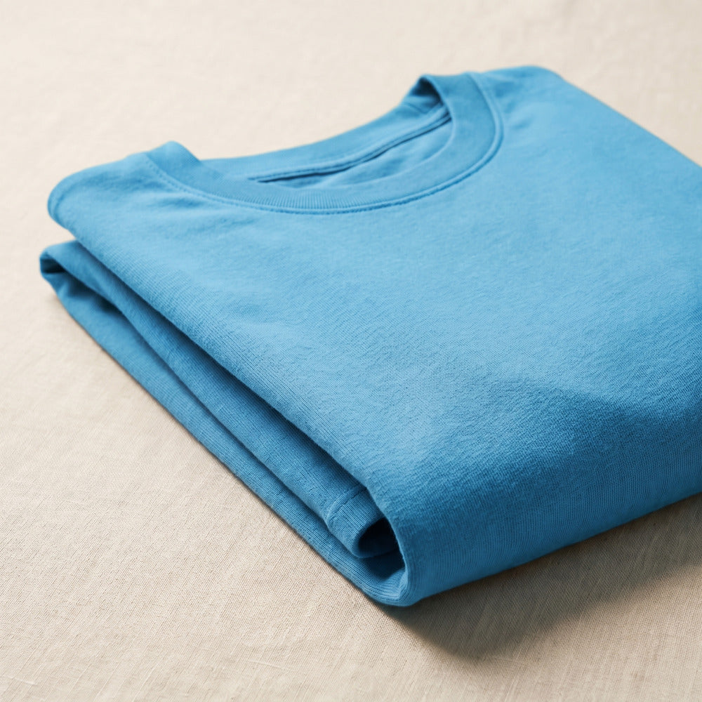 Classic Mint Blue Unisex T-Shirt - detail view | Macmerise