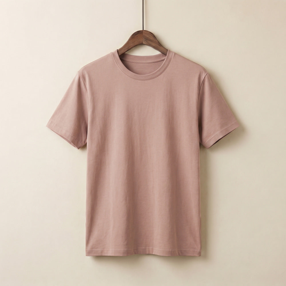 Classic Pearl Pink Unisex T-Shirt - front view | Macmerise