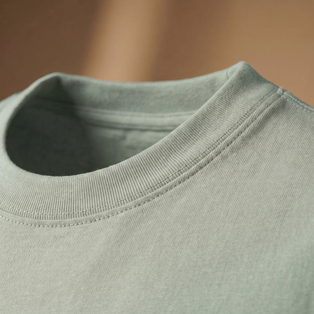 Classic Sage Green Unisex T-Shirt - detail view | Macmerise