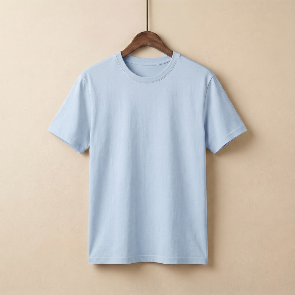 Classic Sky Blue Unisex T-Shirt - front view | Macmerise