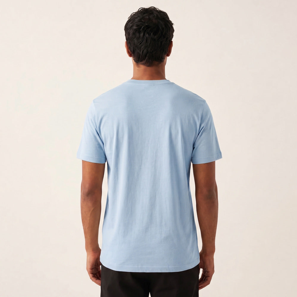 Classic Sky Blue Unisex T-Shirt - detail view | Macmerise