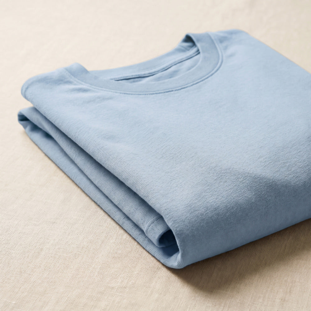 Classic Sky Blue Unisex T-Shirt - detail view | Macmerise