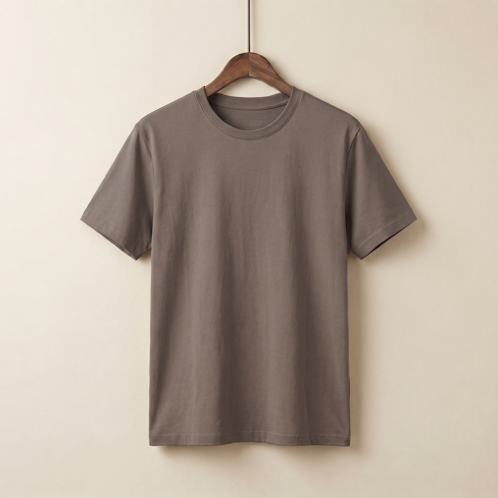 Classic Steel Grey Unisex T-Shirt - front view | Macmerise