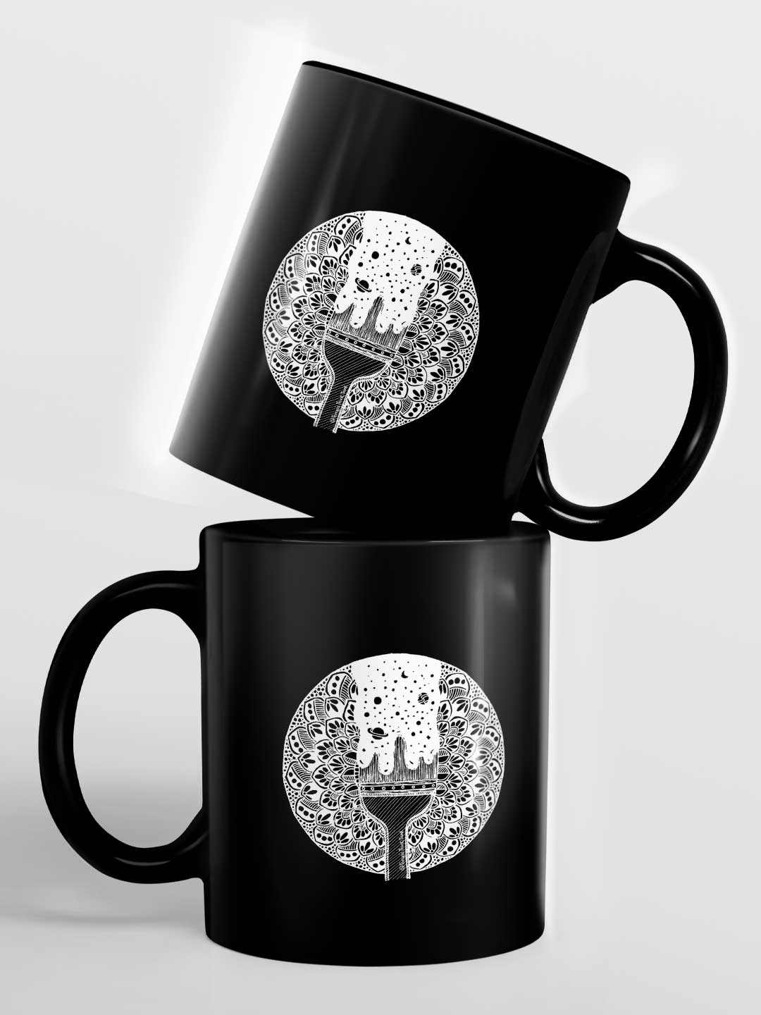 Paintbrush White - Coffee Mug