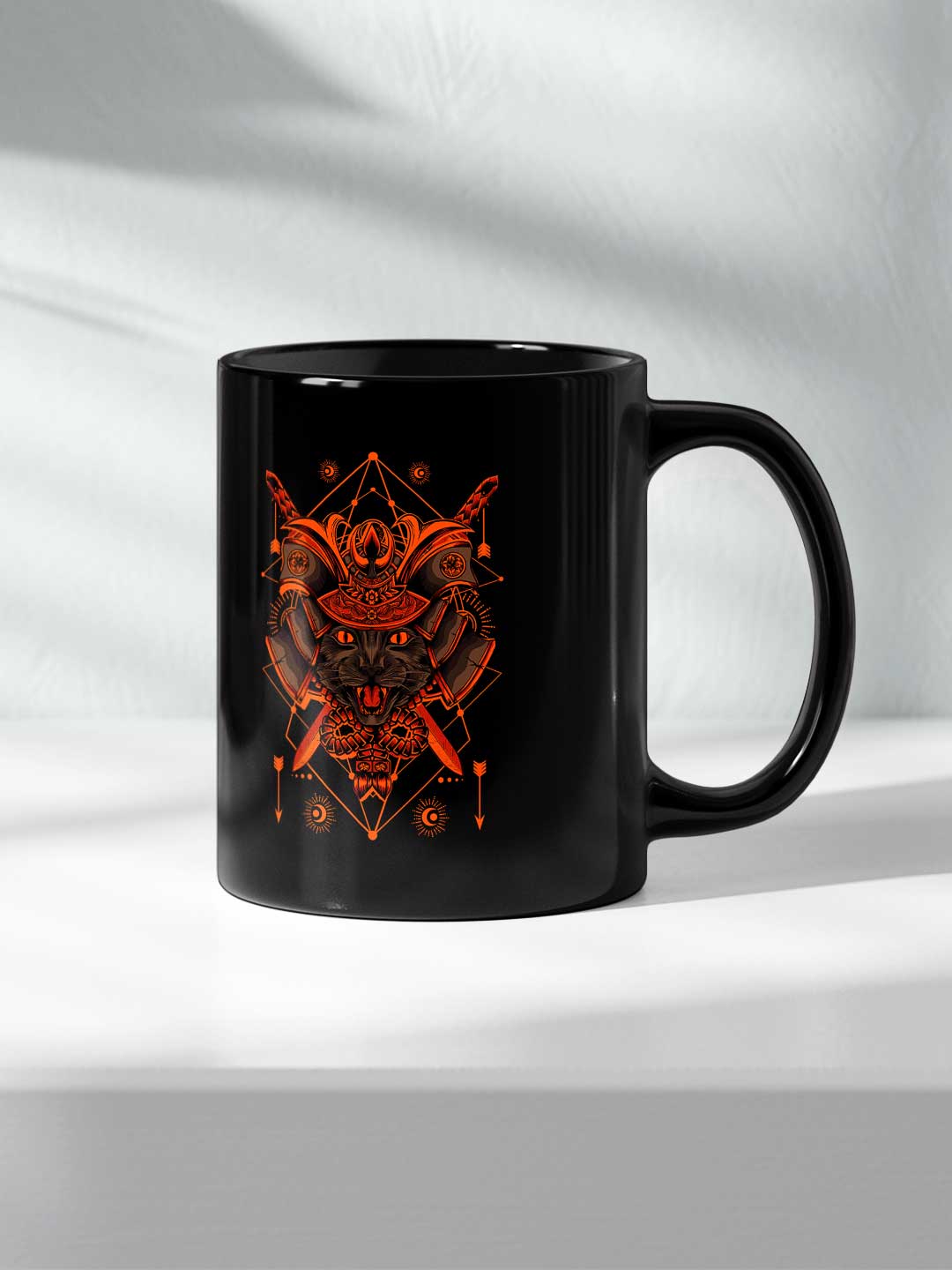 Samurai Cat - Coffee Mug