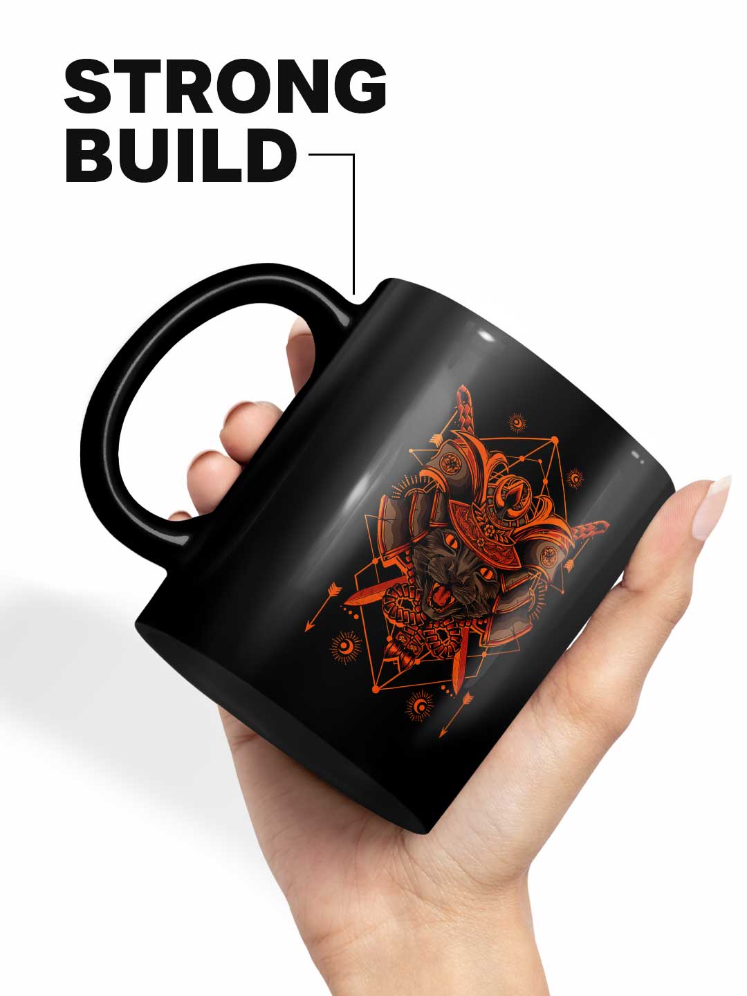Samurai Cat - Coffee Mug