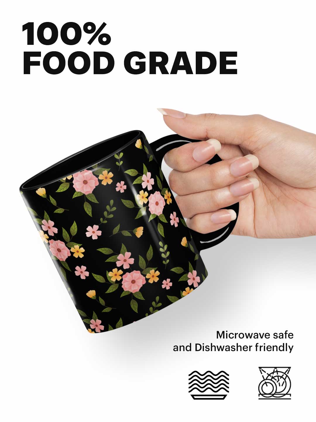 SK Periwinkle Black - Coffee Mug