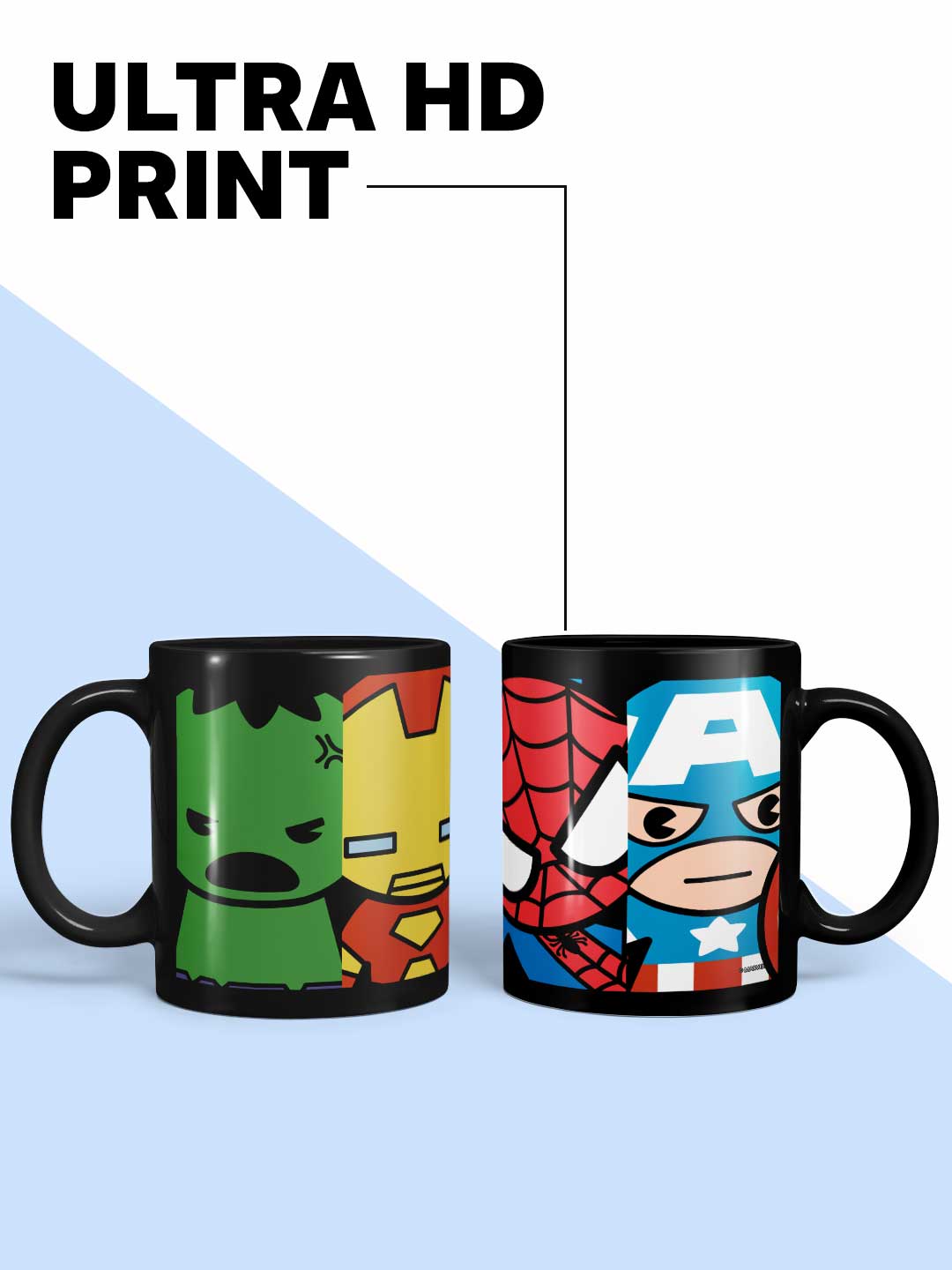 Kawaii Marvel Superheroes - Coffee Mug