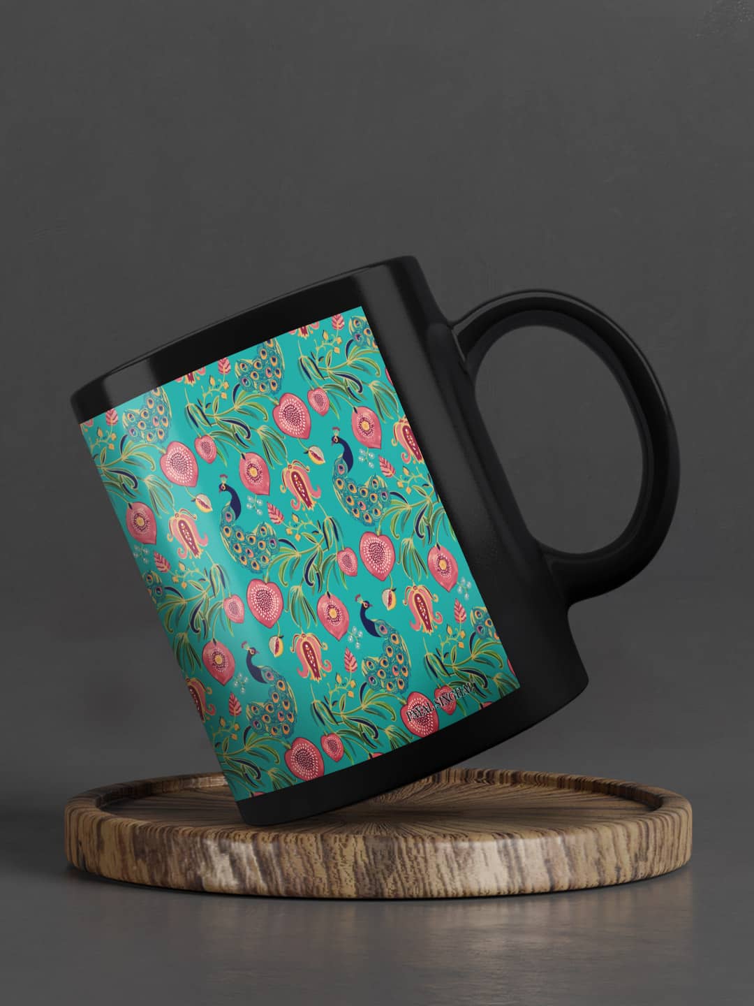 Payal Singhal Anaar and Mor Teal - Coffee Mug