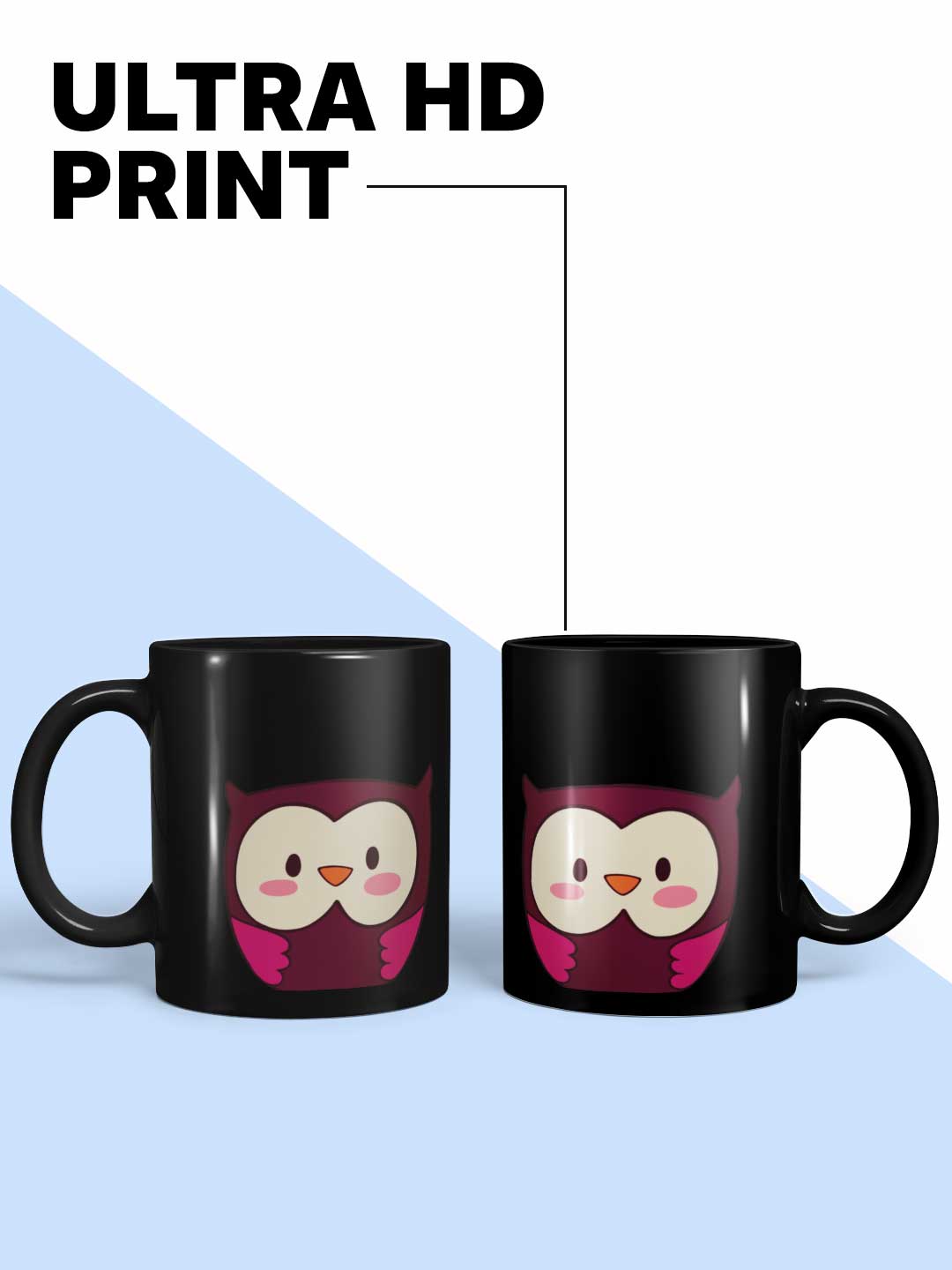 Purple Owl - Coffee Mug