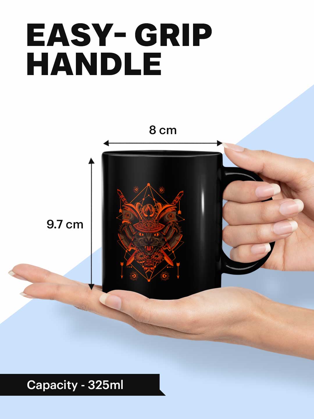 Samurai Cat - Coffee Mug