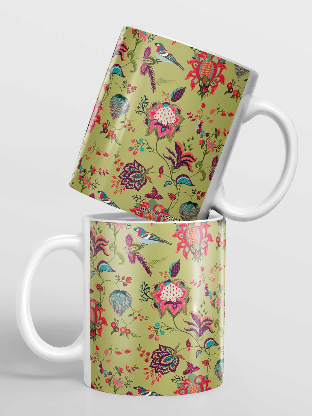 Payal Singhal Chidiya Olive - Coffee Mug