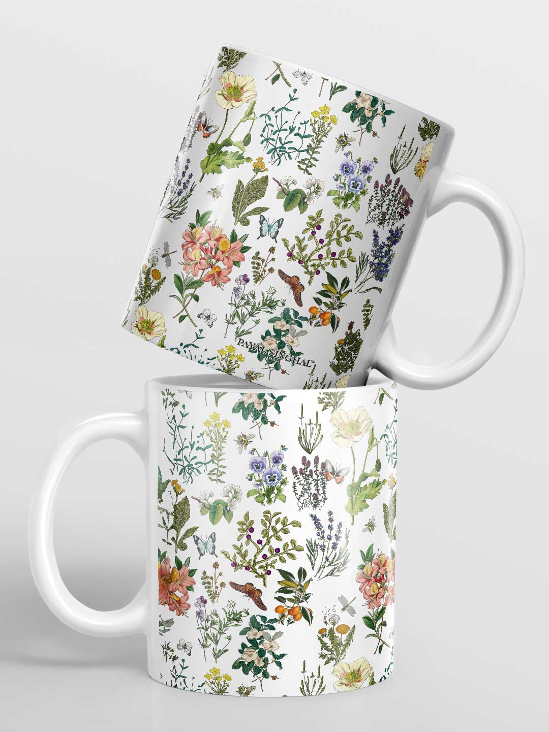 Payal Singhal Titli White - Coffee Mug