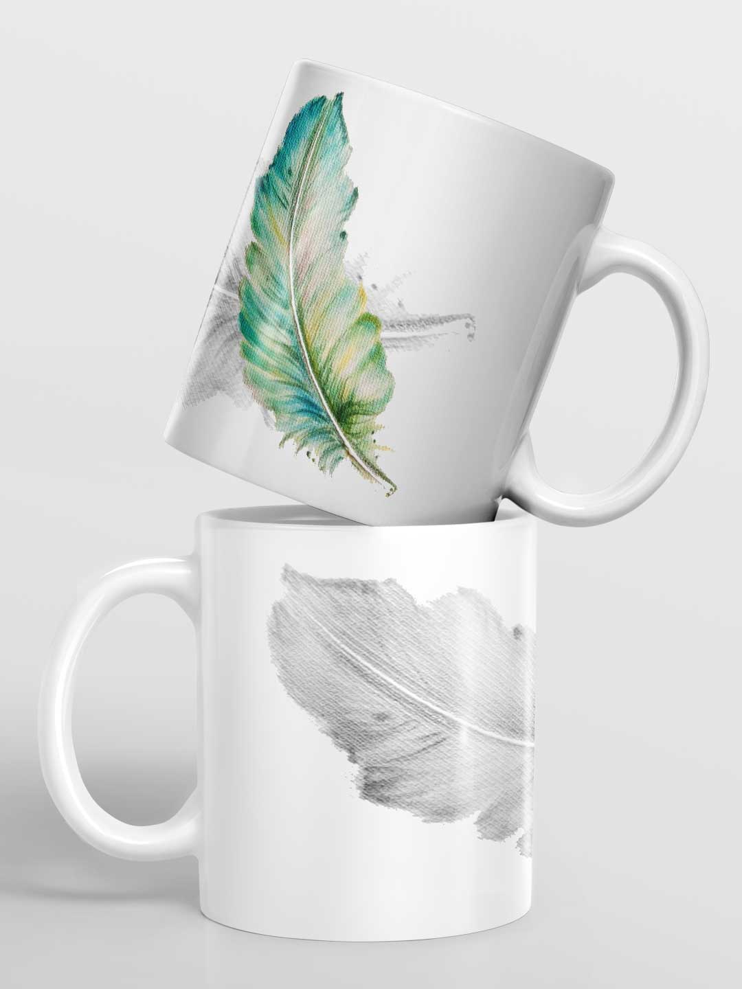 SK Feather Art - Coffee Mug