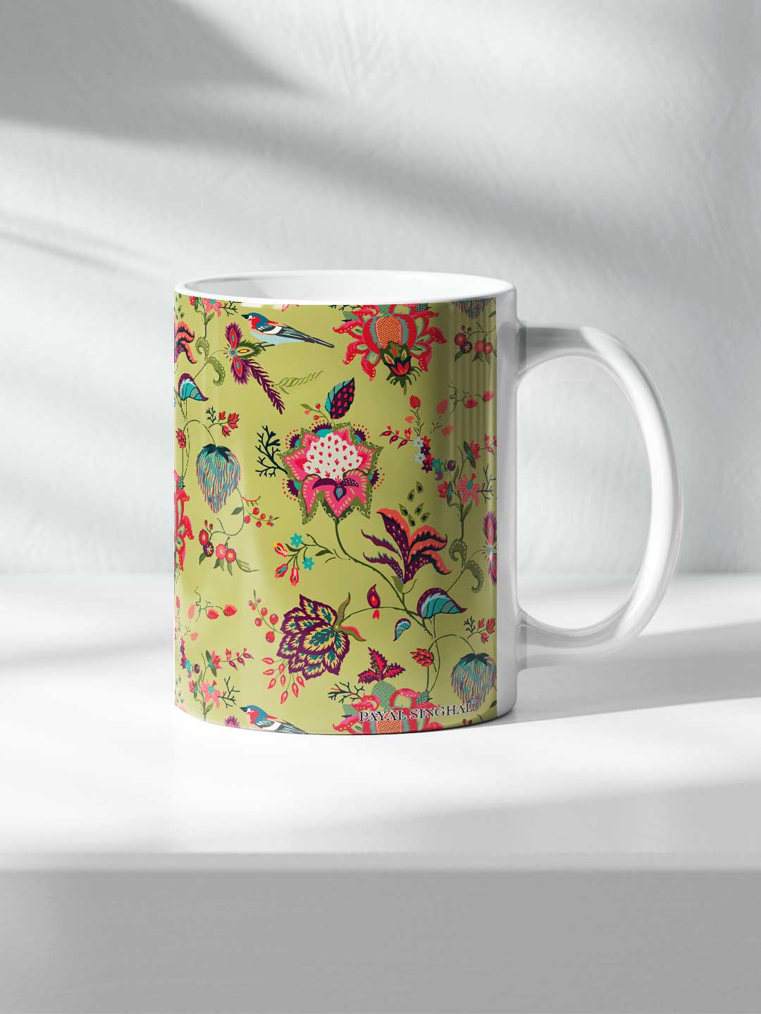 Payal Singhal Chidiya Olive - Coffee Mug