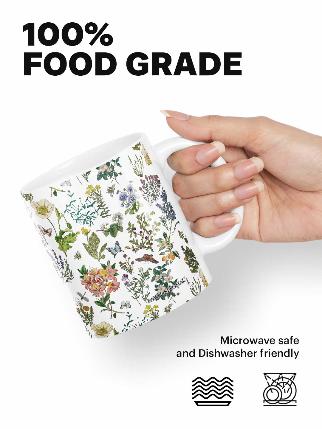 Payal Singhal Titli White - Coffee Mug