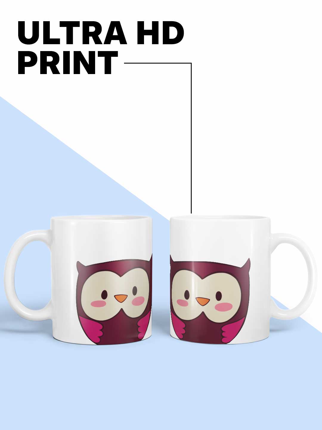 Purple Owl - Coffee Mug