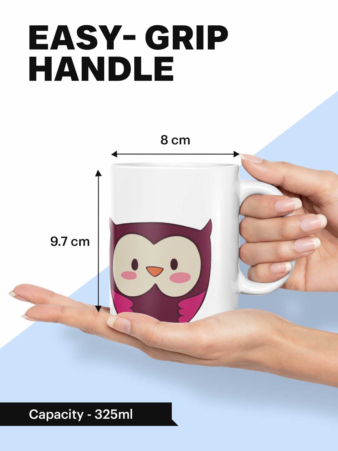 Purple Owl - Coffee Mug