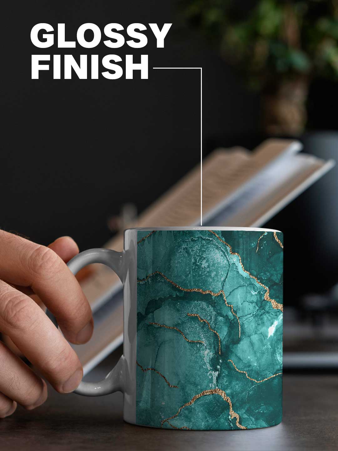 Cobalt Serenity - Coffee Mug