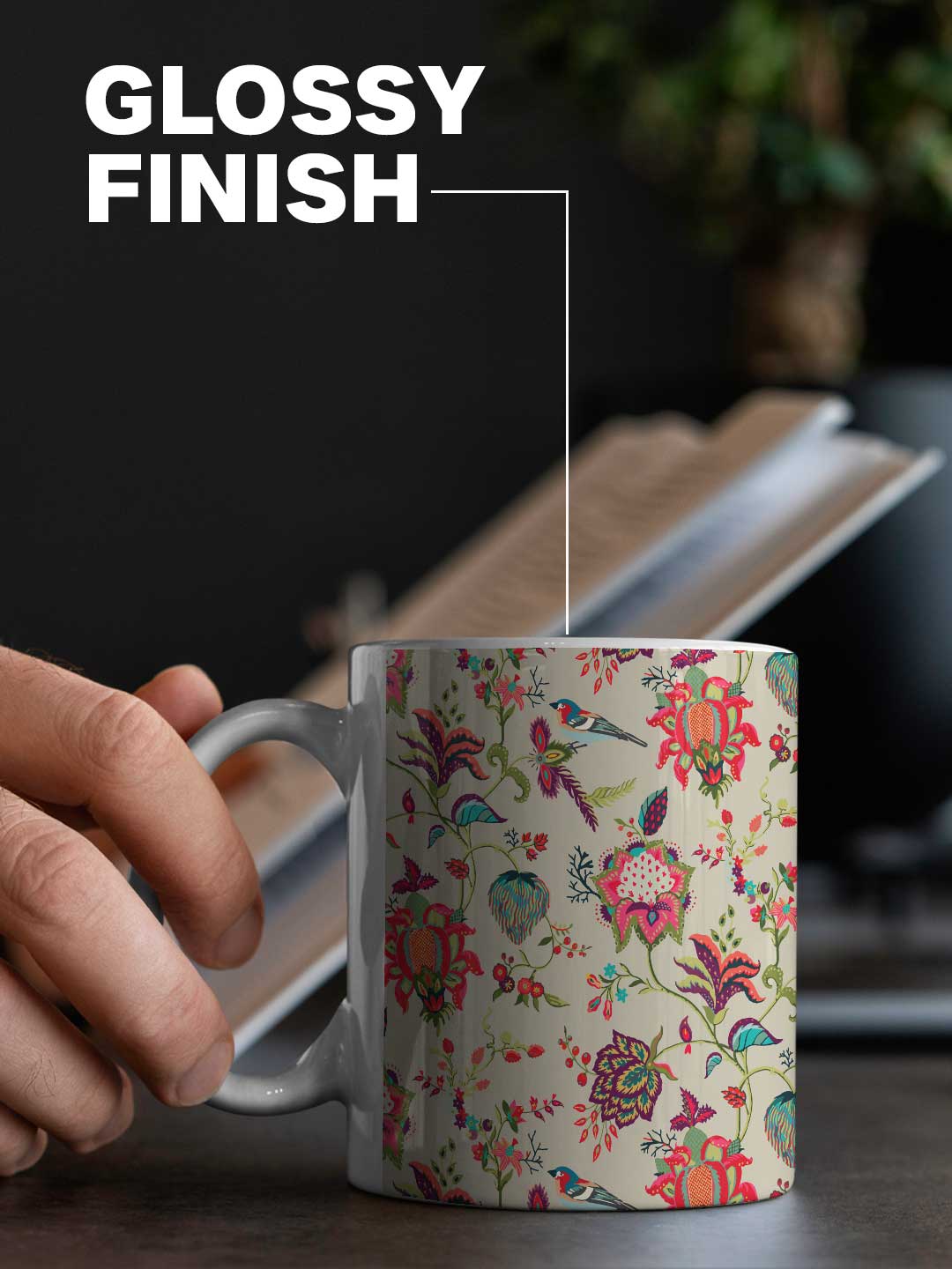 Payal Singhal Chidiya Beige - Coffee Mug
