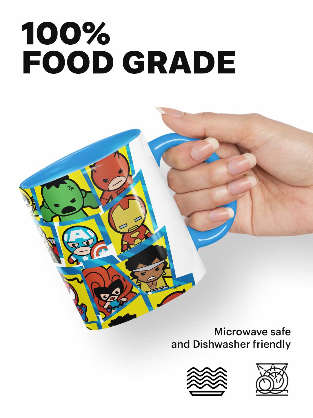 Kawaii Marvel Heroes - Coffee Mug