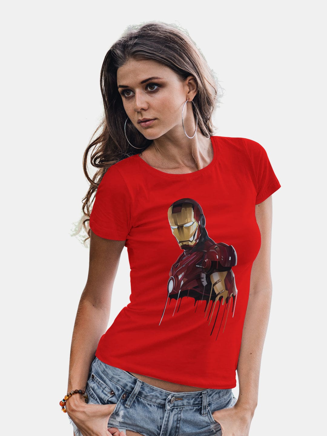 Iron Man Mark IV - Womens T-Shirt Red XL