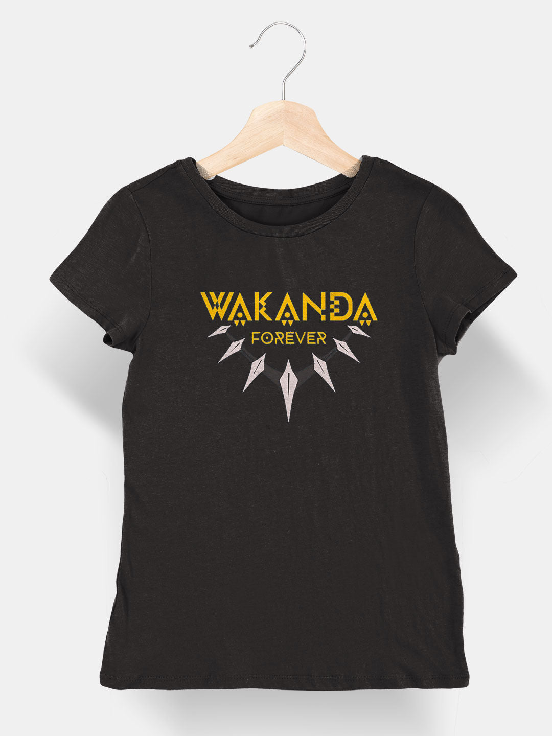 Wakanda Forever - Womens T-Shirt Black Medium