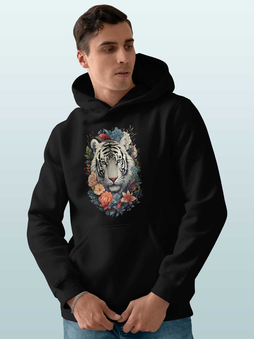 White Tiger - Unisex Hoodie