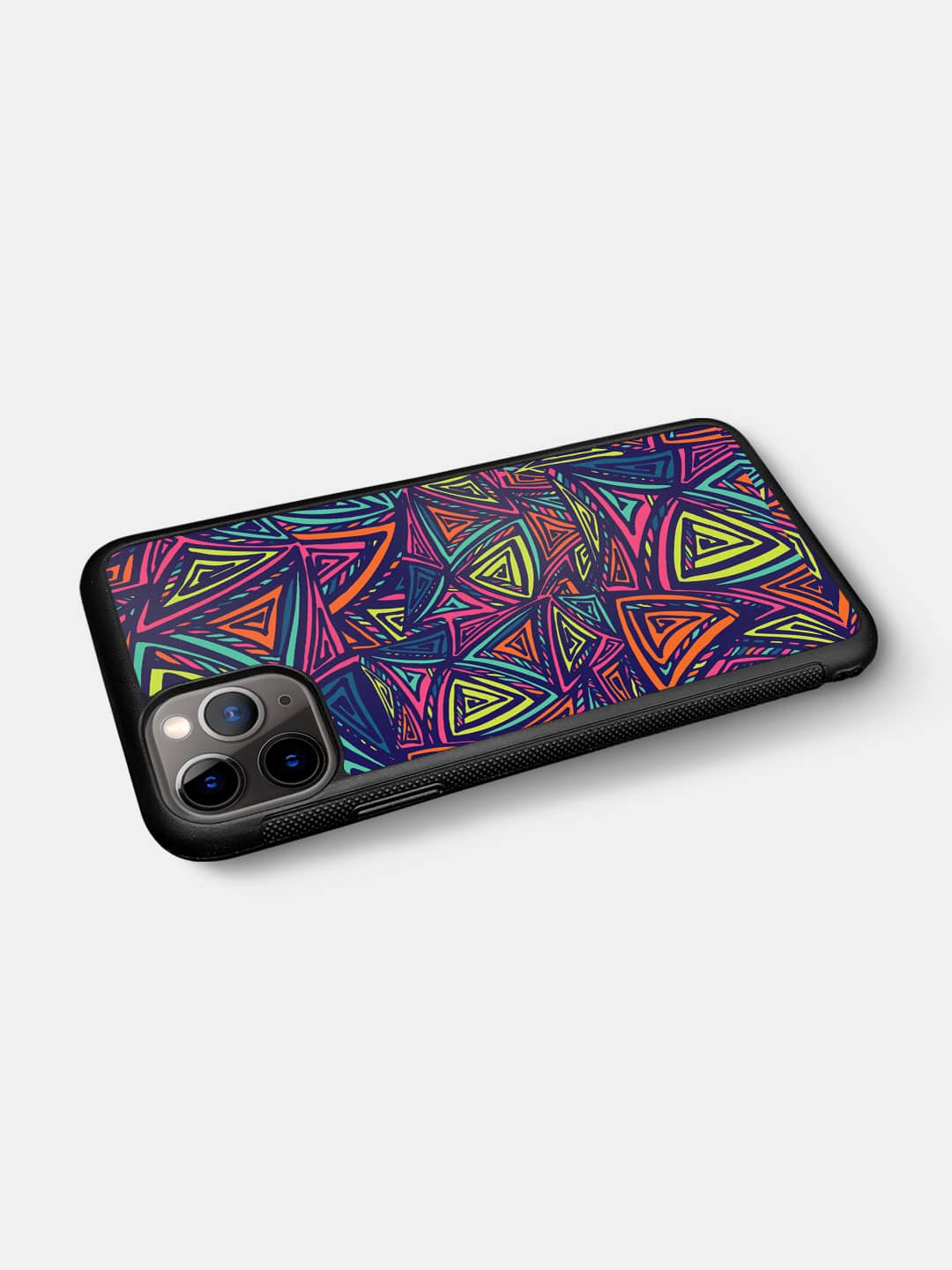 Neon Angles - iPhone 11 Pro Max Bumper Cover