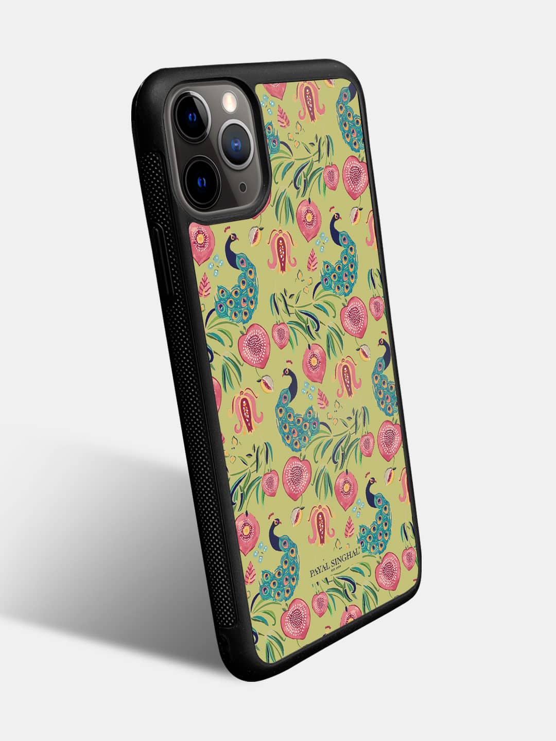 Payal Singhal Anaar and Mor Olive - iPhone 11 Pro Max Cover