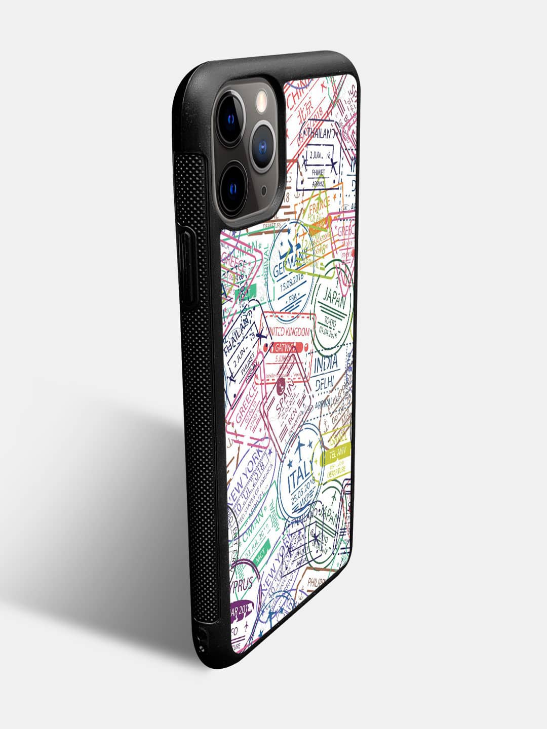 Immigration Stamps White - iPhone 11 Pro Cover