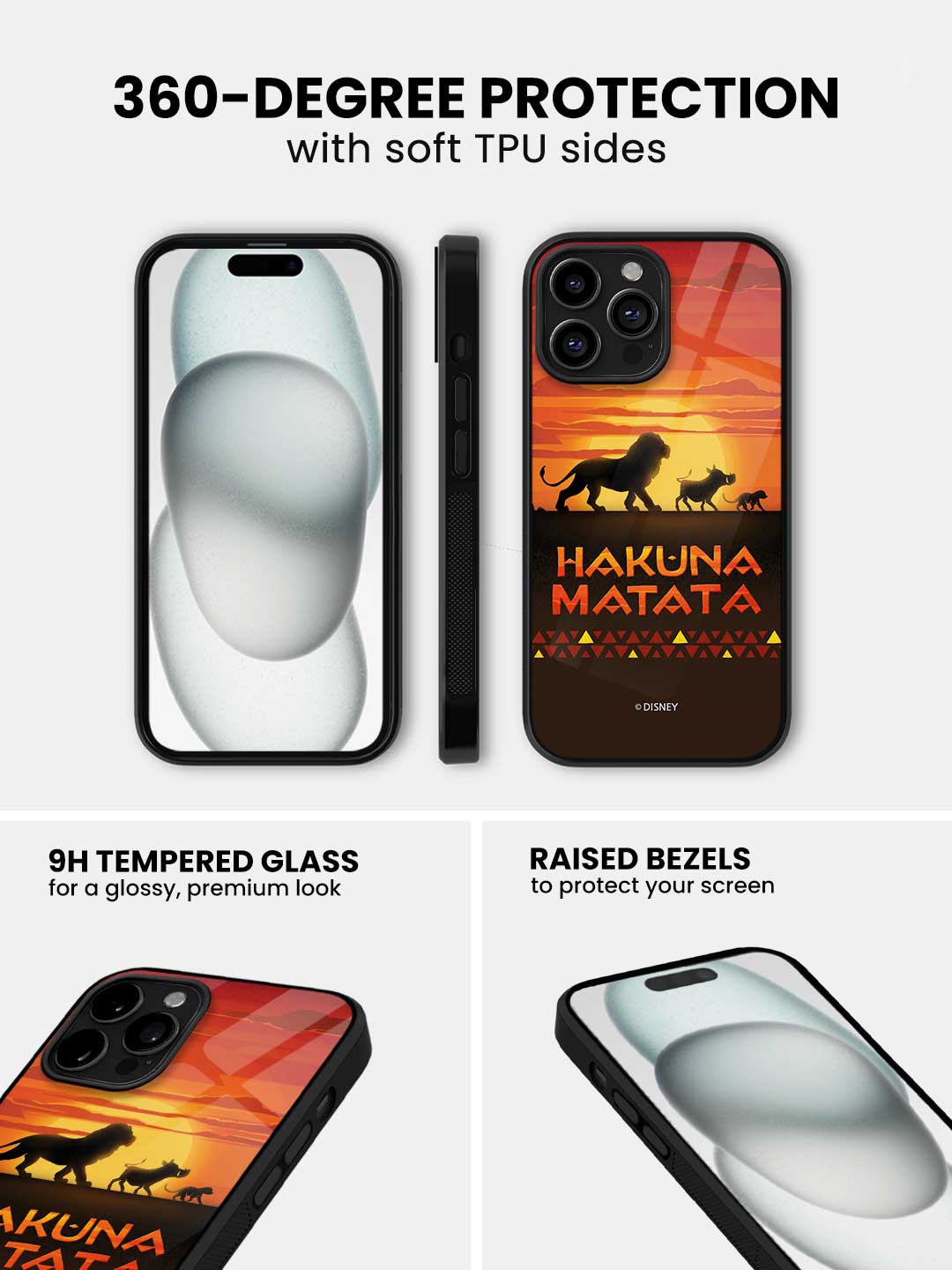 Hakuna Matata - iPhone 12 Pro Max Glass Cover