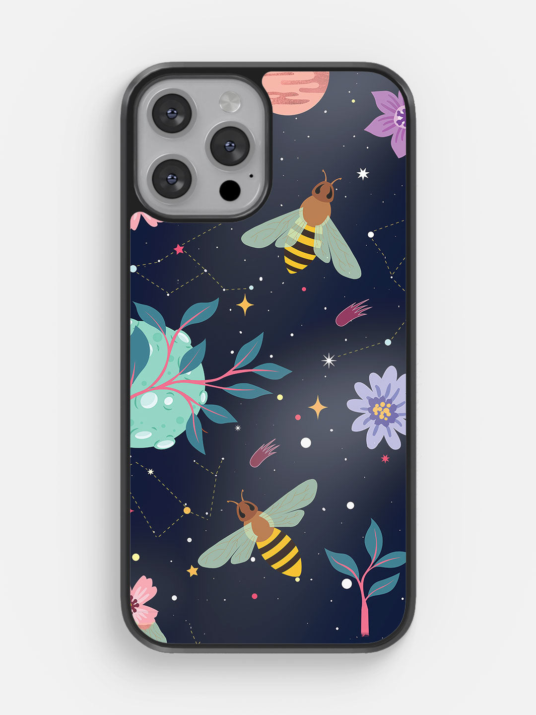 Space Bees - iPhone 12 Pro Bumper Cover