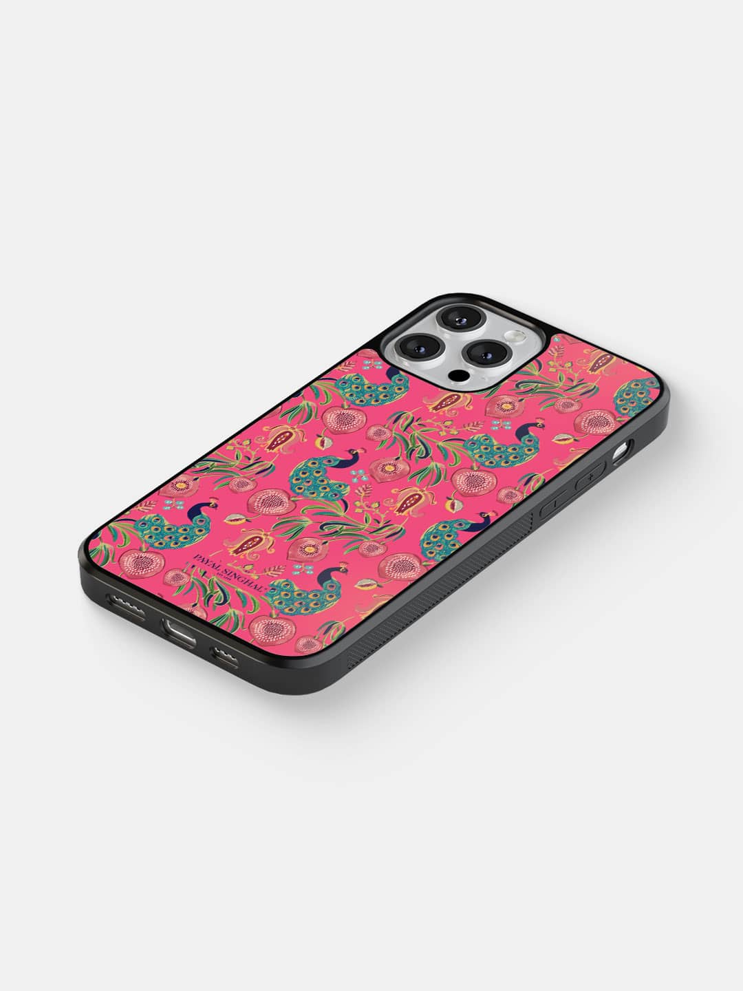 Payal Singhal Anaar and Mor Pink - iPhone 12 Pro Bumper Cover