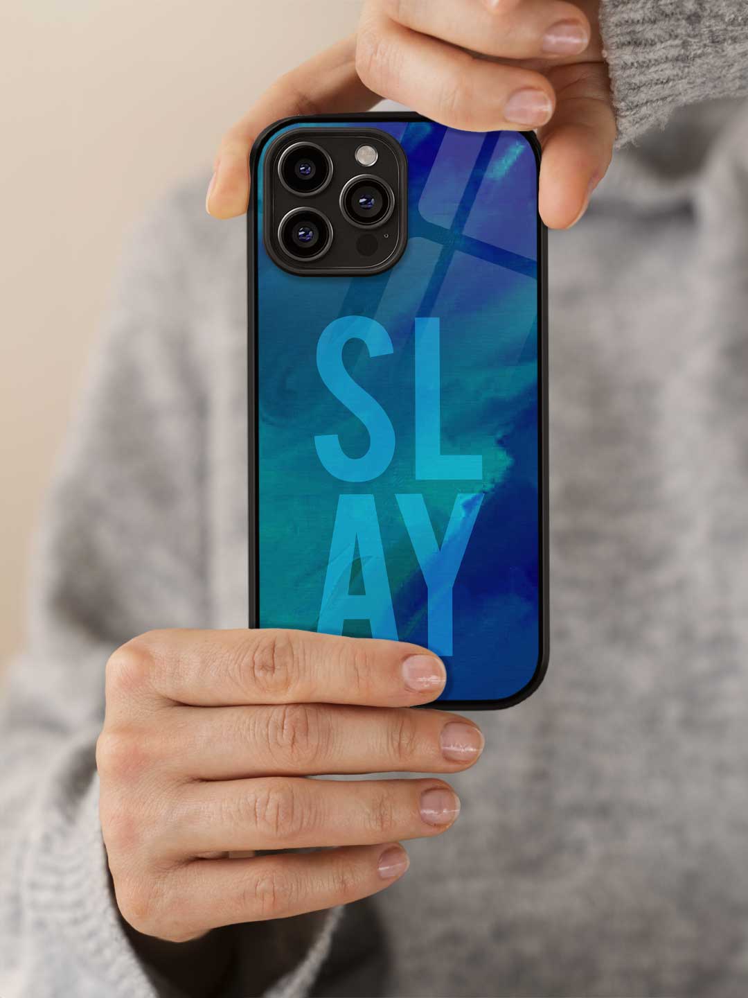 Slay Blue - iPhone 12 Pro Glass Cover