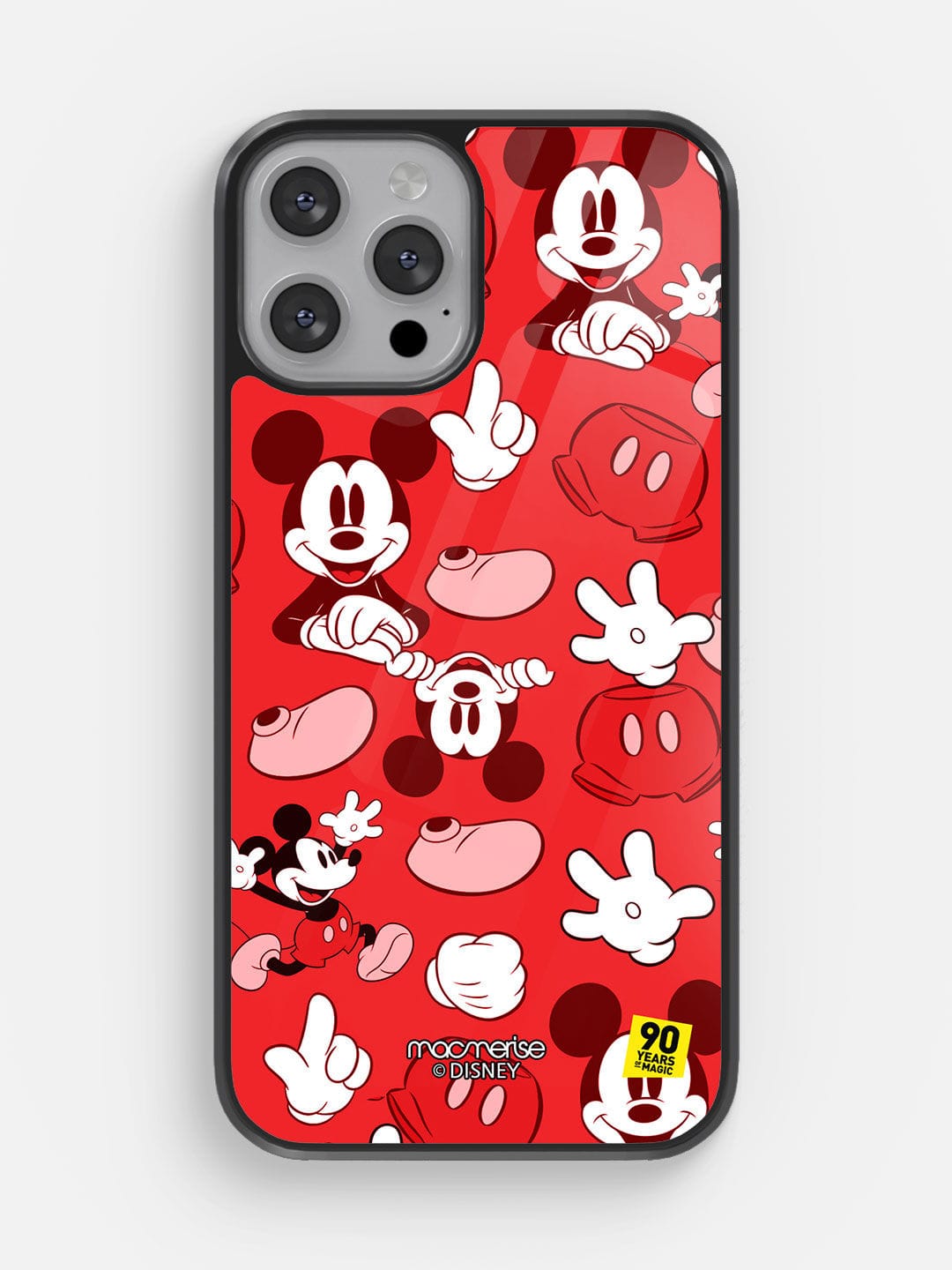 Mickey classic Red - iPhone 12 Pro Glass Cover