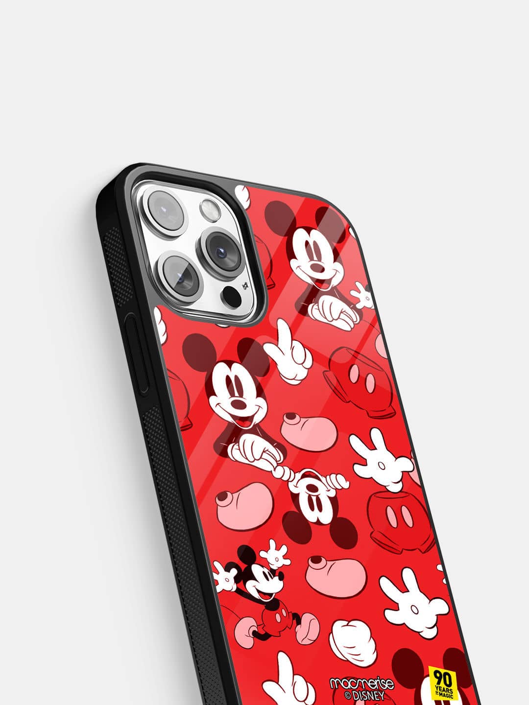 Mickey classic Red - iPhone 12 Pro Glass Cover