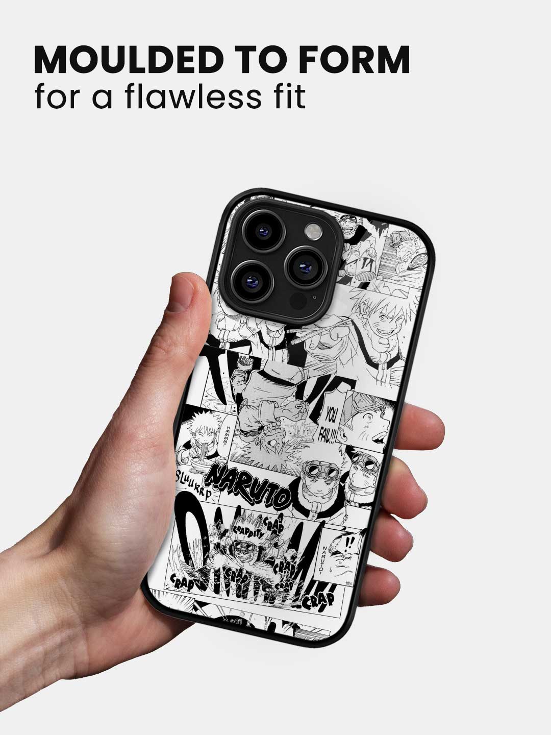 Naruto Collage - iPhone 13 Pro Max Glass Cover