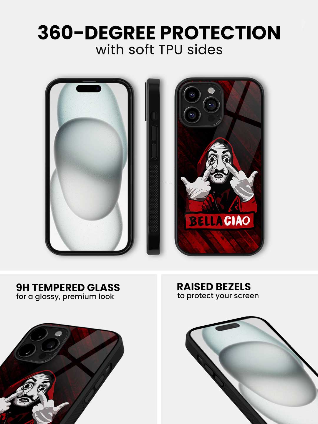 Bella Ciao - iPhone 13 Pro Max Glass Cover