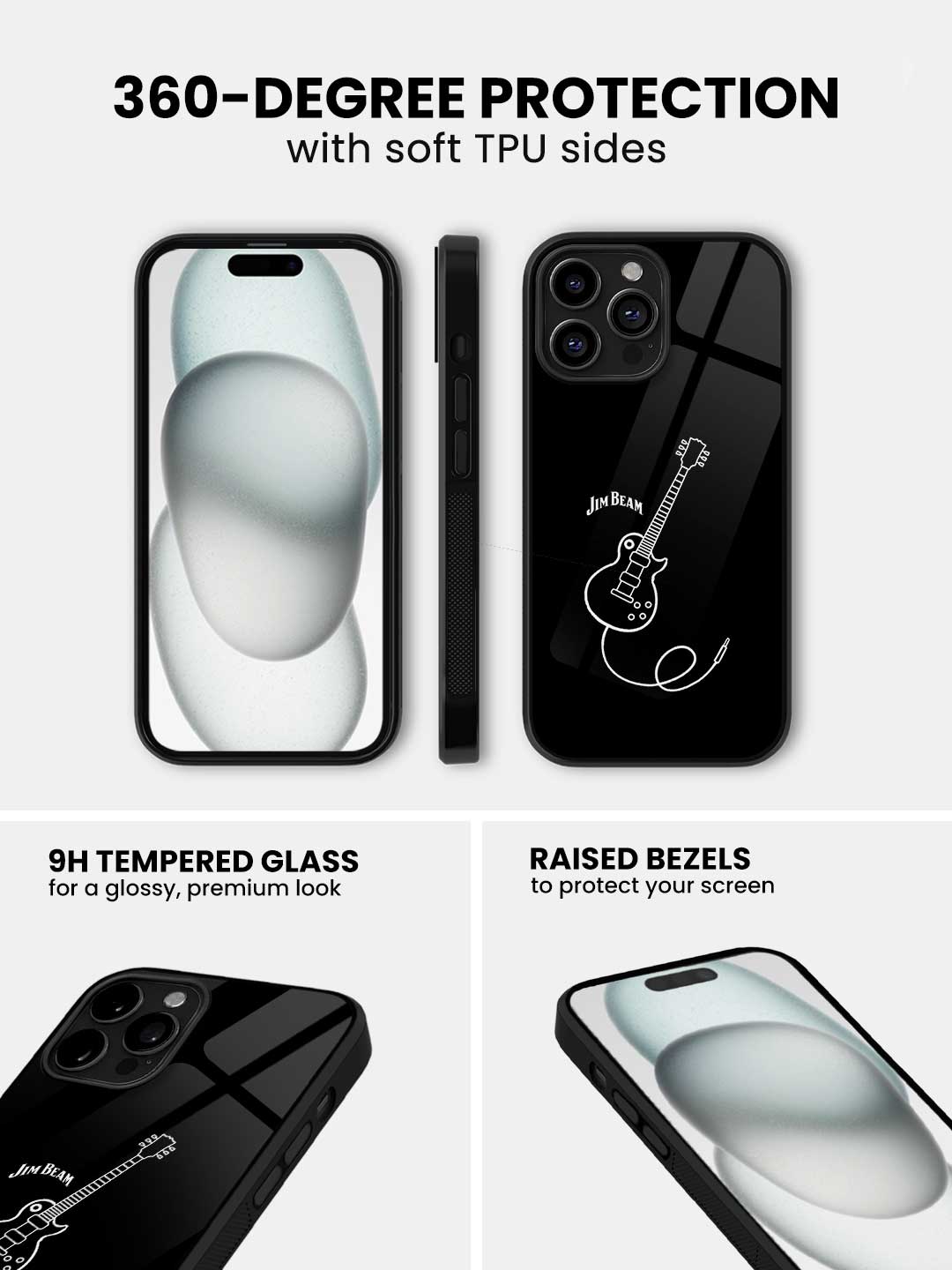Jim Beam Rock On - iPhone 13 Pro Max Glass Cover